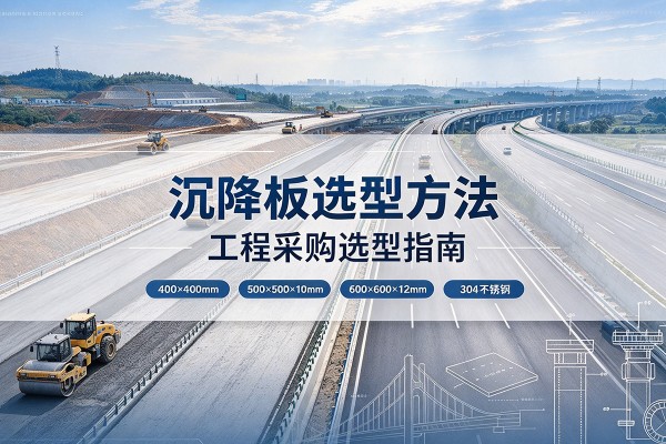 浦江沉降板选择方法