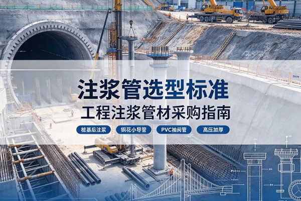 浦江注浆管选型标准